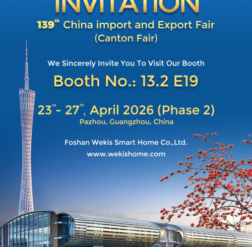 139e Foire de Canton, Phase 2 : Wekis vous accueille sur le stand 13.2 E19 à Guangzhou