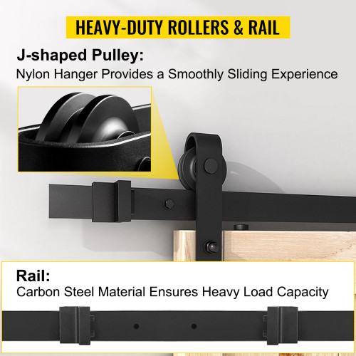 Iron Barn Door Hardware Kit