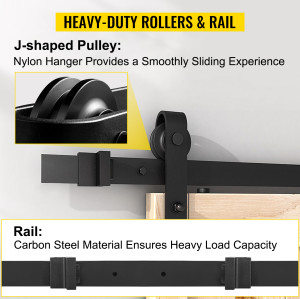 Iron Barn Door Hardware Kit