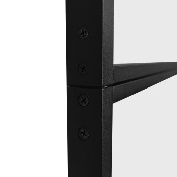 WEKIS 3-Section Glass Sliding Barn Door Durable & Easy-to-Assemble Interior Partition
