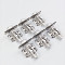 WEKIS Hidden Cabinet Folding Door Hardware Kit, Soft Close Pocket System for Kitchen Tall Appliance Cabinet Doors