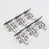 WEKIS Hidden Cabinet Folding Door Hardware Kit, Soft Close Pocket System for Kitchen Tall Appliance Cabinet Doors
