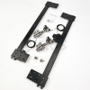 WEKIS Revolving Cabinet Door Hardware Kit, Soft Close Hidden Rotation Sliding Track for Tall Pantry & Laundry Cabinet Doors