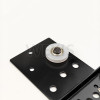WEKIS Revolving Cabinet Door Hardware Kit, Soft Close Hidden Rotation Sliding Track for Tall Pantry & Laundry Cabinet Doors