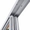 Custom Mirror Sliding Door System with Aluminium Frame and Top Bottom Track