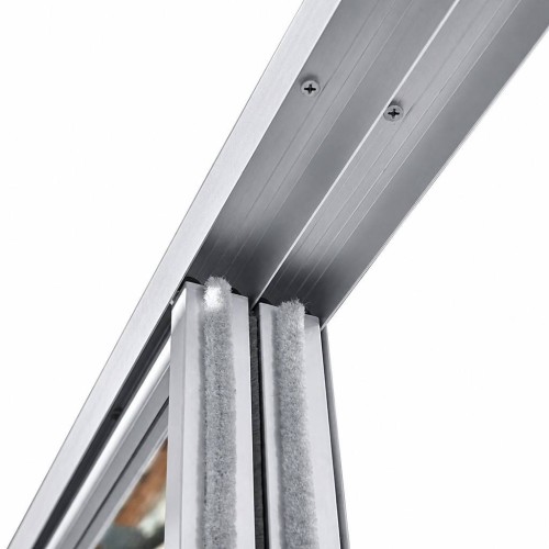 Custom Mirror Sliding Door System with Aluminium Frame and Top Bottom Track