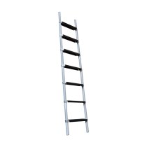 Aluminium Rolling Library Ladder Metal Anti-Slip Treads 2200-3048mm