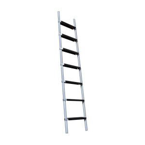 Aluminium Rolling Library Ladder Metal Anti-Slip Treads 2200-3048mm