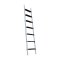 Aluminium Rolling Library Ladder Metal Anti-Slip Treads 2200-3048mm