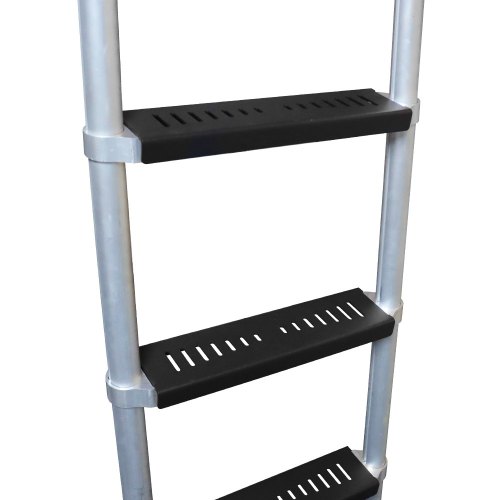Aluminium Rolling Library Ladder Metal Anti-Slip Treads 2200-3048mm