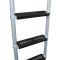 Aluminium Rolling Library Ladder Metal Anti-Slip Treads 2200-3048mm