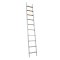 Aluminium Rolling Ladder with Solid Oak Treads Spliced Stile