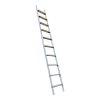 Aluminium Rolling Ladder with Solid Oak Treads Spliced Stile