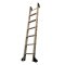 Rolling Library Ladder with 2000mm Spliced Track Wood Ladder