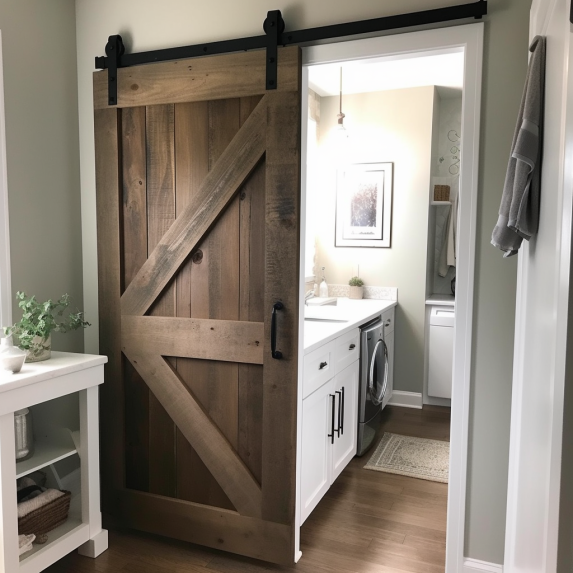 Laundry Barn Door