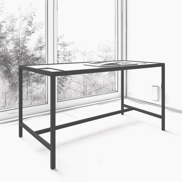 steel table frame