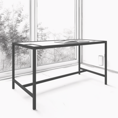 WEKIS Square Steel Table Frame for Office Desk