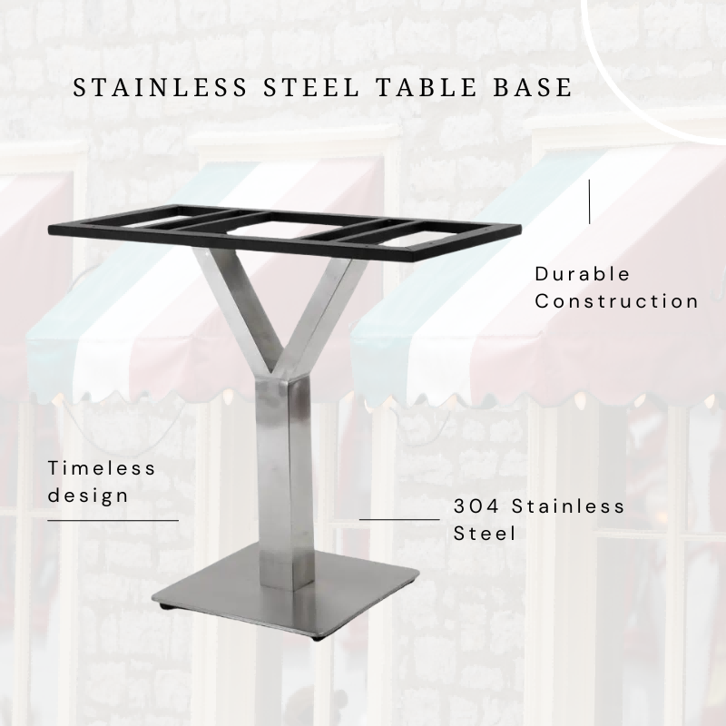 table base for glass top