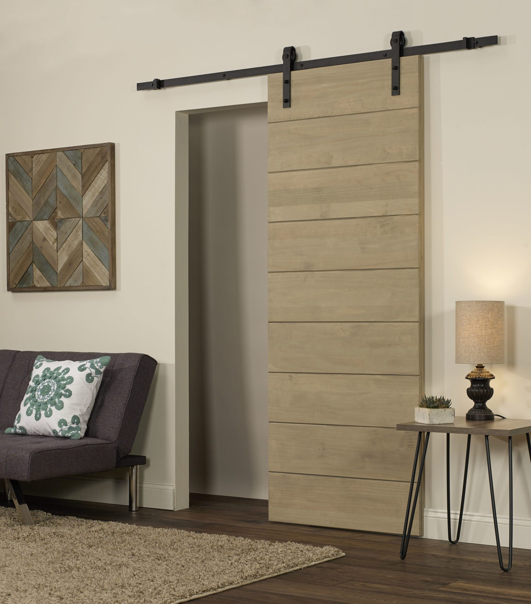 Barn Door as Room Partition: Create Functional Area in Open Layout