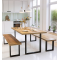 U Shape Panel Metal Table Leg for Dining Table