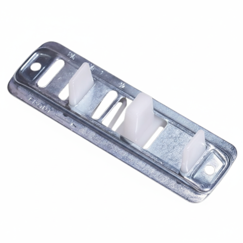 Adjustable Sliding Closet Door Hardware Kit | Top Track System with 4 Rollers for Double Wooden Wardrobe Doors