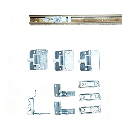 Light‑Duty Wardrobe Pocket Door Hardware Kit | WEKIS