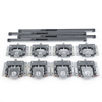 Light‑Duty Wardrobe Sliding Door Fitting With Synchronous Linkage | WEKIS