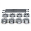 Light‑Duty Wardrobe Sliding Door Fitting With Synchronous Linkage | WEKIS