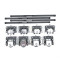 Light‑Duty Wardrobe Sliding Door Fitting With Synchronous Linkage | WEKIS