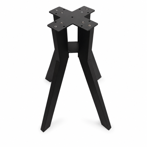 Spider Table Base | Black Metal Industrial Bistro Table Legs | WEKIS