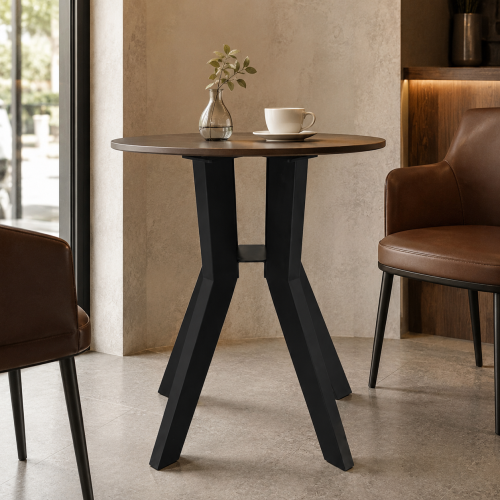 Spider Table Base | Black Metal Industrial Bistro Table Legs | WEKIS