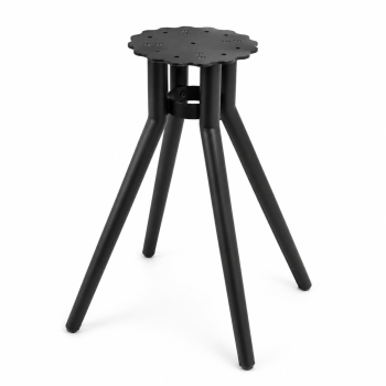 Spider Table Leg, 4‑Tube Metal Bistro Table Base | WEKIS