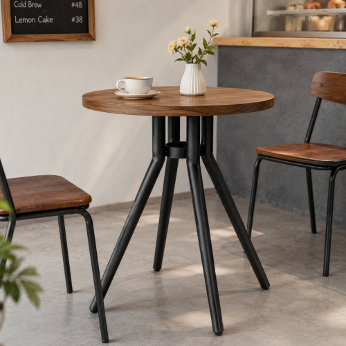 Spider Table Leg, 4‑Tube Metal Bistro Table Base | WEKIS