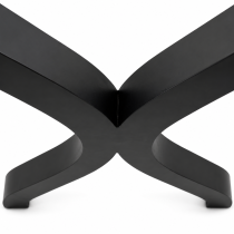 X Shape Metal Table Leg, Industrial Cross Dining Table Base | WEKIS