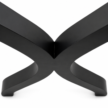 X Shape Metal Table Leg, Industrial Cross Dining Table Base | WEKIS