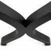 X Shape Metal Table Leg, Industrial Cross Dining Table Base | WEKIS