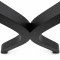 X Shape Metal Table Leg, Industrial Cross Dining Table Base | WEKIS