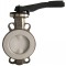 Teflon butterfly valve for biogas PTFE butterfly valve Corrosion-resistant butterfly valve