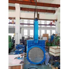 What is a knife gate valve used for?