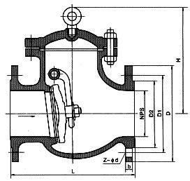 Custom Stainless Steel Flange Swing Check Valve For Oil