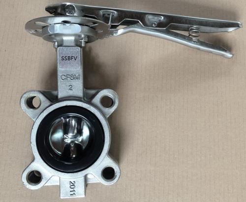 DN50 lug type stainless steel butterfly valve