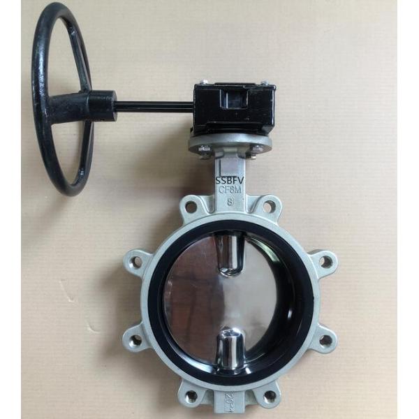 Custom Lug Stainless Steel Butterfly Valve For Various Food Pipes