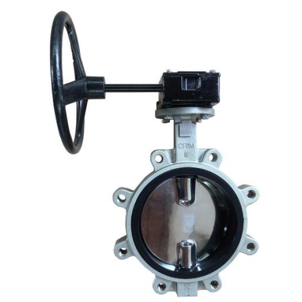 Custom Lug Stainless Steel Butterfly Valve For Various Food Pipes