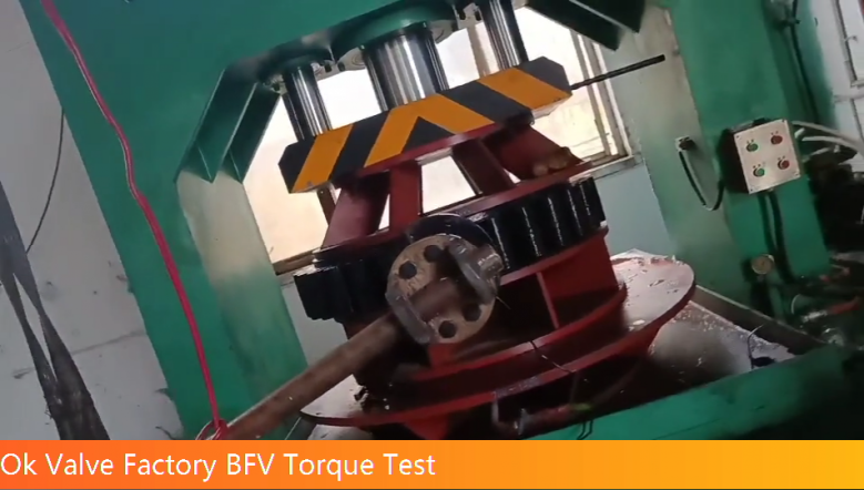 36 inch lug butterfly valve torque test