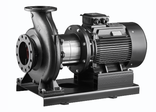 End Suction Pump vertical inline pump, with compact structure, axial inlet and radial outlet