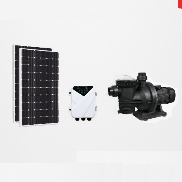 Pompe de piscine solaire personnalisée 3 phases DC 500w pour le ménage, le commerce, le jeu, le SPA | Système de pompe de piscine solaire