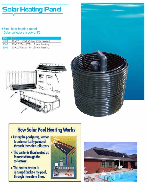 Wholesale Solar Pool Heater Tube For In/Above Ground Swimming Pool 2802