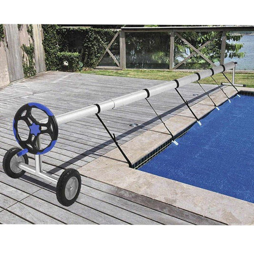 Wholesale Stainless Steel Material Pool Cover Reel For In/Above Ground Swimming Pool 5x6 meter