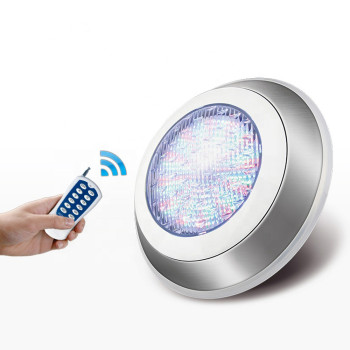 Custom Swimming Pool Light Wall-Mounted 10-35W 12V Ac Ip68 Waterproof Led Underwater Pool Light Rgb Led Swimming Pool Lighting Stainless Steel