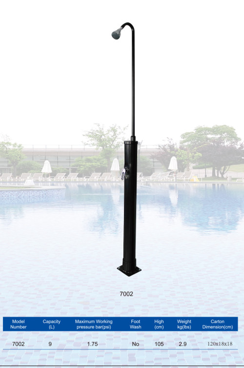 Wholesale Pool Solar Shower 7002 18L for Swimming Pool | Solar Shower Head Sprinkler China 30 Years Factory